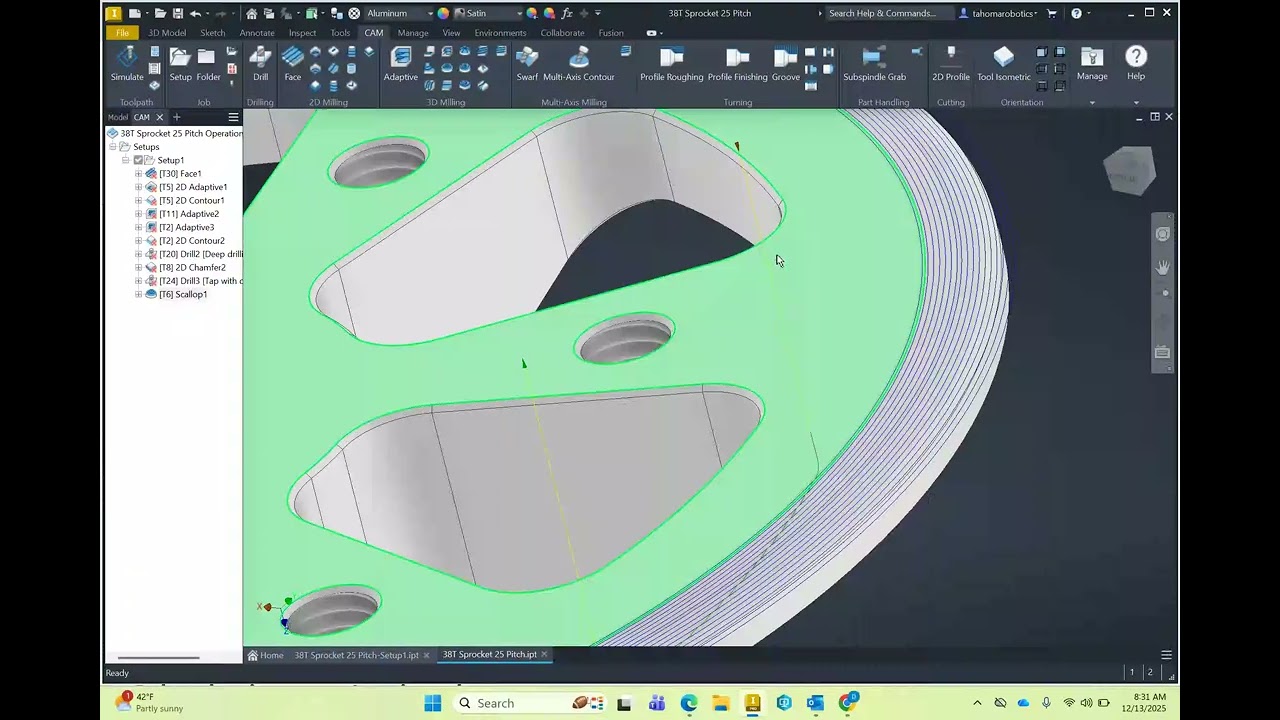 38T Sprocket - Setup 01 - Video 05