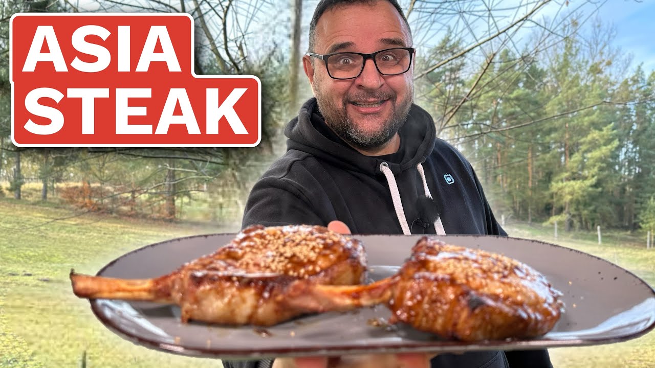 ASIA TOMAHAWK STEAK VOM SCHWEIN --- Klaus grillt