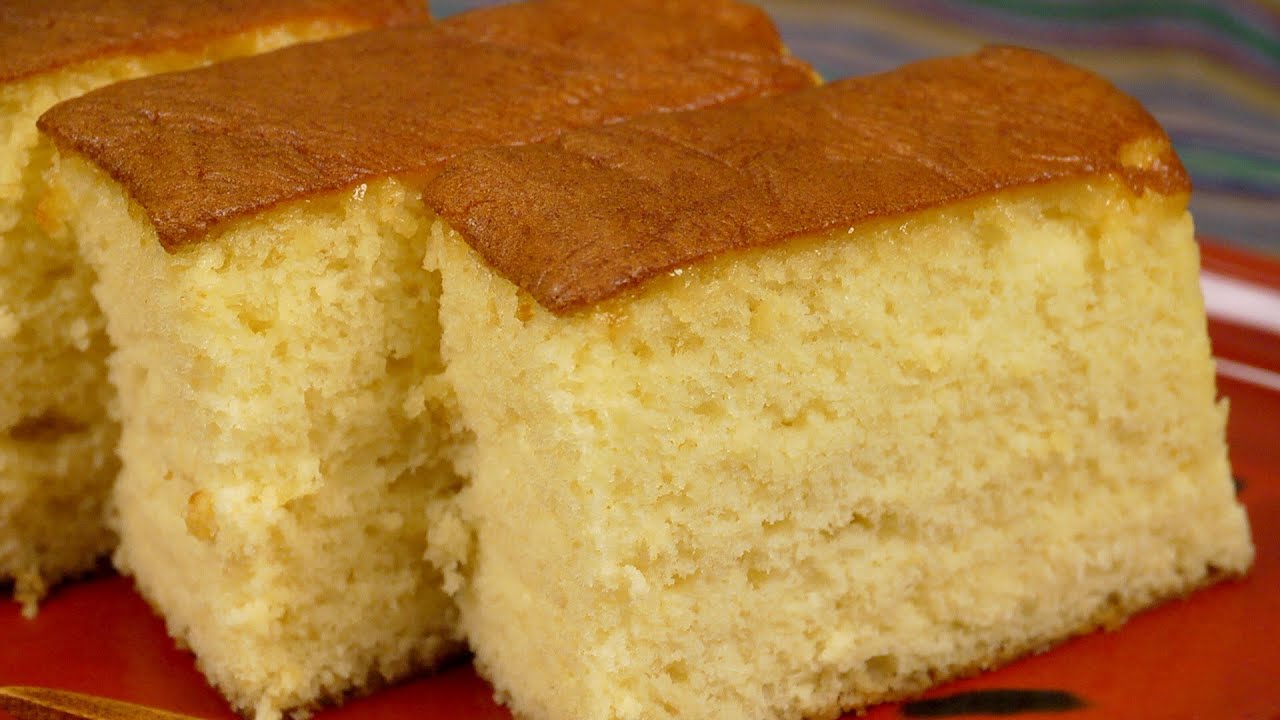 The Best Castella Recipe (Moist and Gooey Kasutera Sponge Cake) | Cooking with Dog
