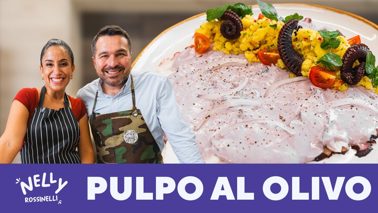 UN RIQUISIMO PULPO AL OLIVO |  COCINANDO CON GIACOMO BOCCHIO Y NELLY ROSSINELLI
