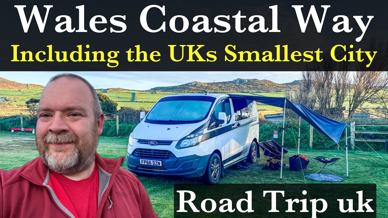 Camping at LLeithyr Farm campsite visiting UK's smallest city