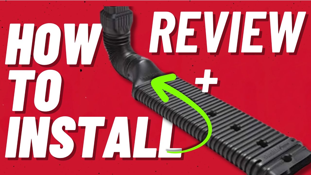 Amerimax StealthFlow Downspout system Installation + my Honest Review after it rained