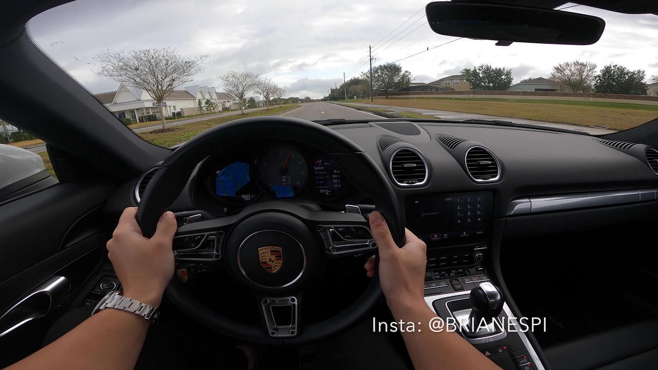 ACELERANDO TUDO NO PORSCHE 718 CAYMAN S