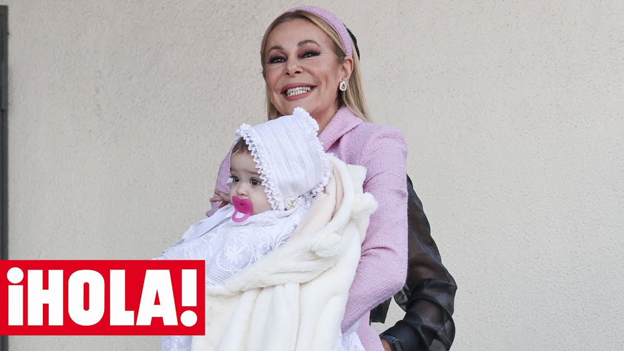 Ana Obregón bautiza a su hija Anita en un día inolvidable rodeada de toda su familia y amigos