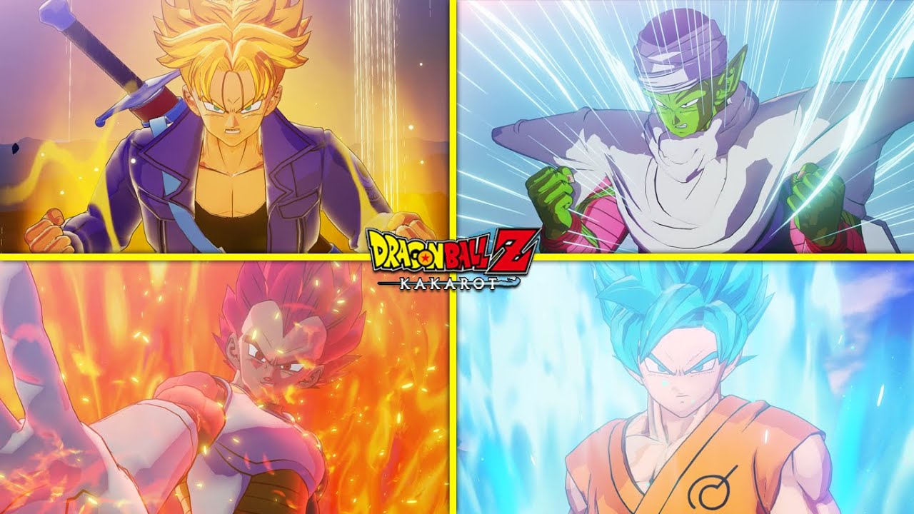 ALL Playable Characters Transformation & Surges - Dragon Ball Z: Kakarot [DLC 2 Update]