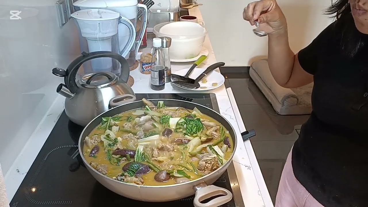 Kare Kare making #AnnePedilla