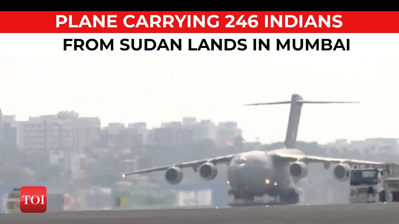 Sudan crisis: Air Force plane evacuates 246 more Indians under Operation Kaveri, lands in Mumbai