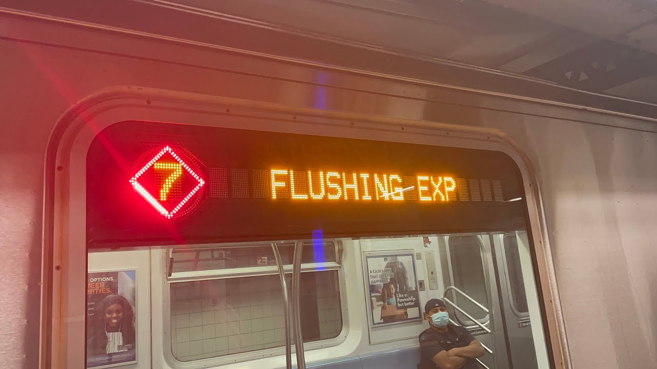 IRT Flushing Line: R188 7 Local/Express Trains at Times Square – 42nd Street