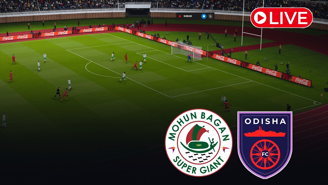 LIVE: Mohun Bagan SG vs Odisha Fc | ISL 2026 | Watch efootball Gameplay