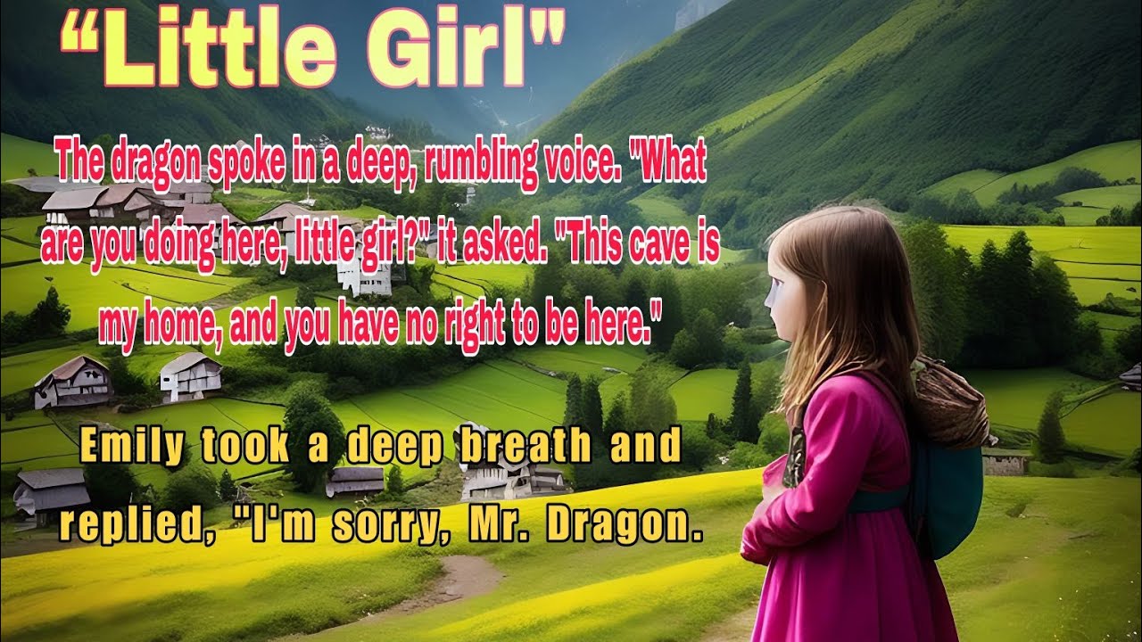 Little Girl Story | Emily and the Dragon's Treasure Trove | kid story |  Emily's Dragon Adventure