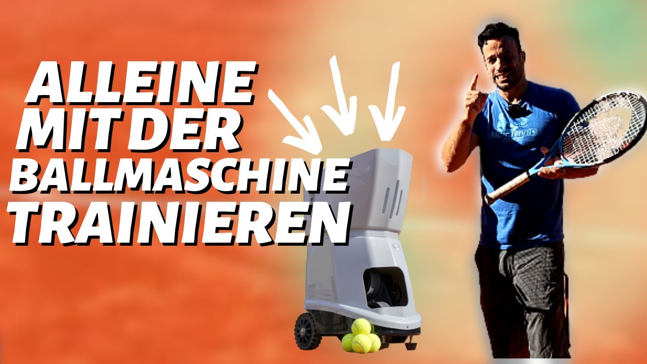 Alleine mit Ballmaschine trainieren | MeinTennisGame.de