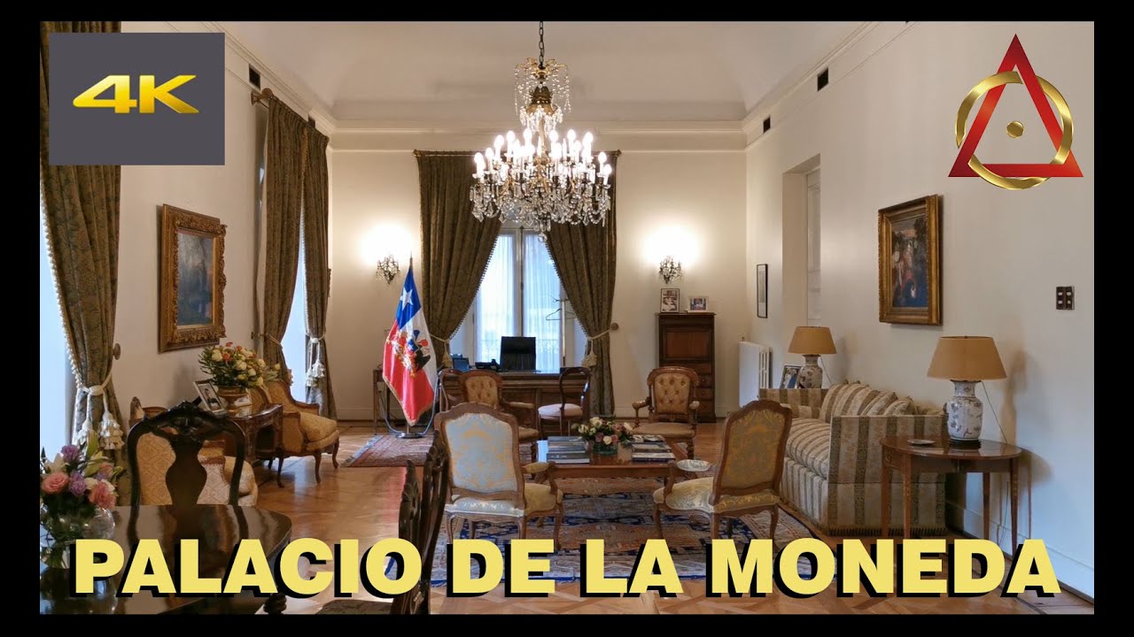 🚨 PALACIO DE LA MONEDA, interior 2019, Santiago de CHILE, (4K) INSIDE