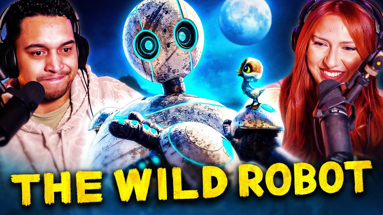 THE WILD ROBOT (2024) MOVIE REACTION - THIS ONE MADE US EMOTIONAL! - FIRST TIME WATCHING - REVIEW