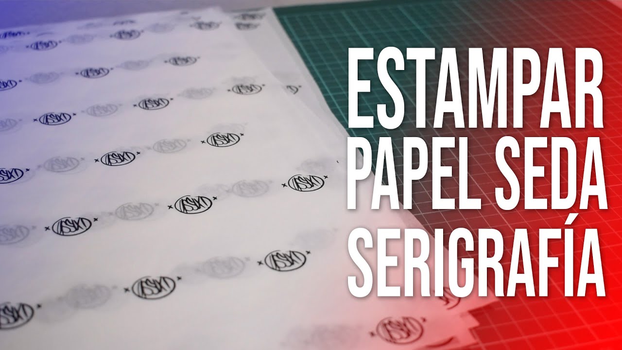 &iquest;C&Oacute;MO ESTAMPAR PAPEL SEDA CON TINTA AL AGUA?/#SERIGRAF&Iacute;A
