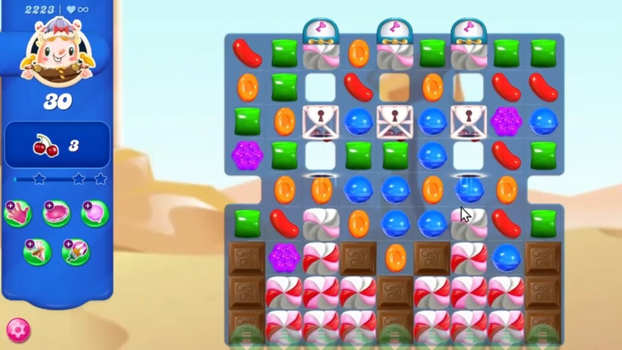 Candy Crush Saga LEVEL 2223 NO BOOSTERS