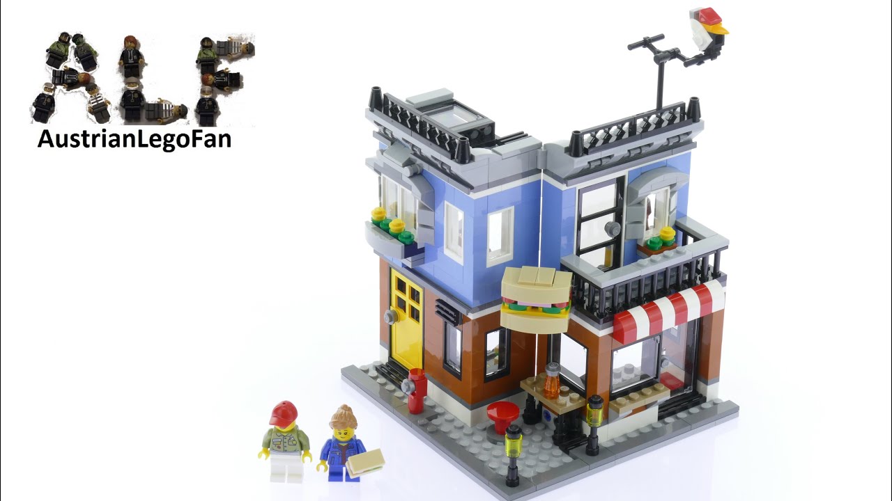 Lego Creator 31050 Corner Deli Model 1of3 - Lego Speed Build Review