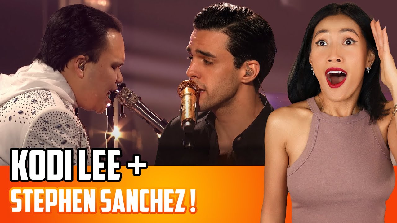 Kodi Lee - Stephen Sanchez - Until I Found You Reaction | AGT Fantasy League Duet!