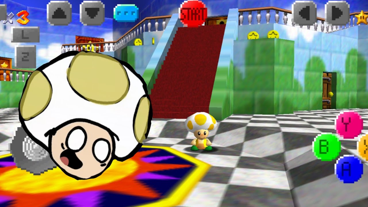 JUEGO MARIO 64 Y SE ME UNIO U. YOUTUBER QUE NO CONOZCO