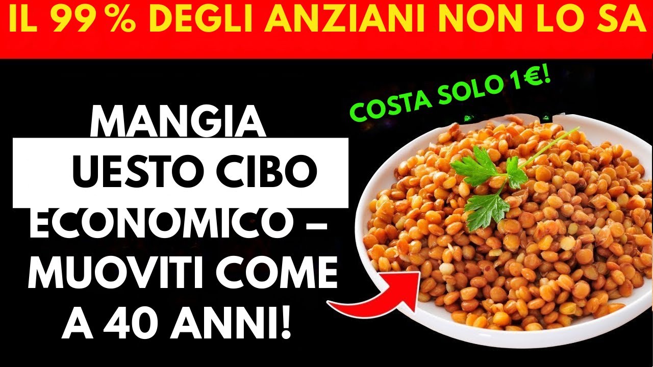 IL CIBO SORPRENDENTE DA 1€ CHE COSTRUISCE MUSCOLI PIÙ VELOCEMENTE DELLE PROTEINE IN POLVERE