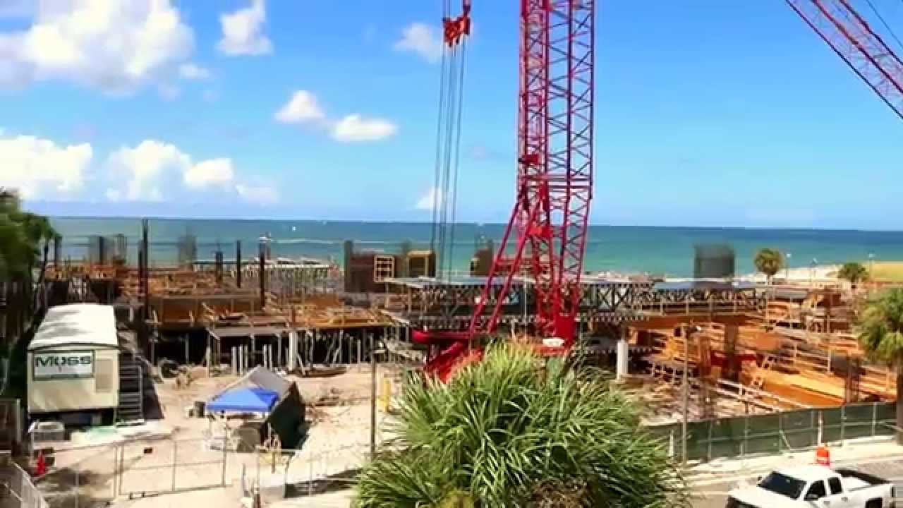 Строительство нового отеля Clearwater beach Opal Sands. Флорида. СОЕДИНЕННЫЕ ШТАТЫ АМЕРИКИ.