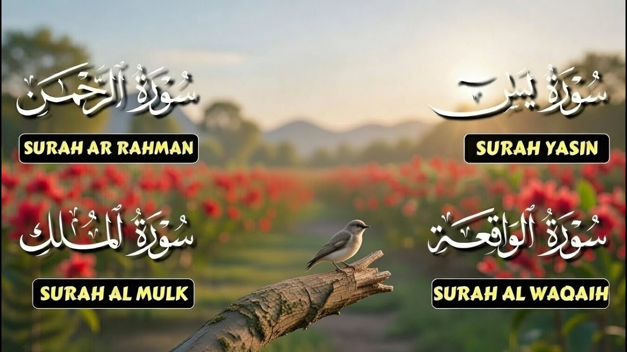 Very Nice Voice Surah Yaseen | Surah Rahman | Surah Waqiah | Surah Mulk l Reciter Ahmed Ajlan