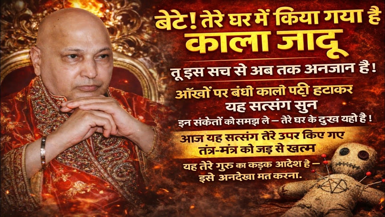 Guruji Satsang | “बेटा! तेरे घर में किया गया है काला जादू — गुरुजी ने अभी खोल दिया बड़ा राज |