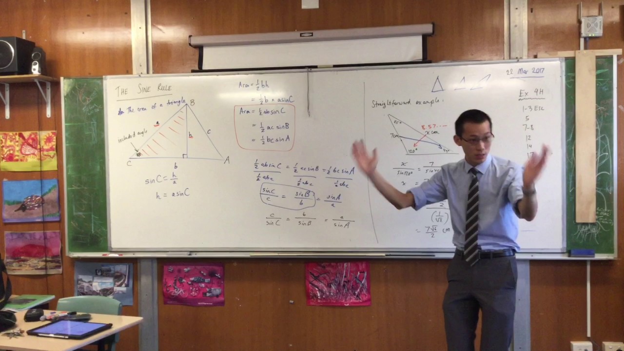 The Sine Rule (2 of 2: Ambiguous case)
