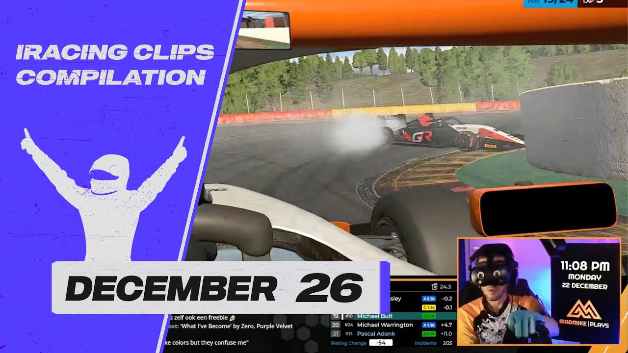 26 декабря | Подборка видеороликов из iRacing