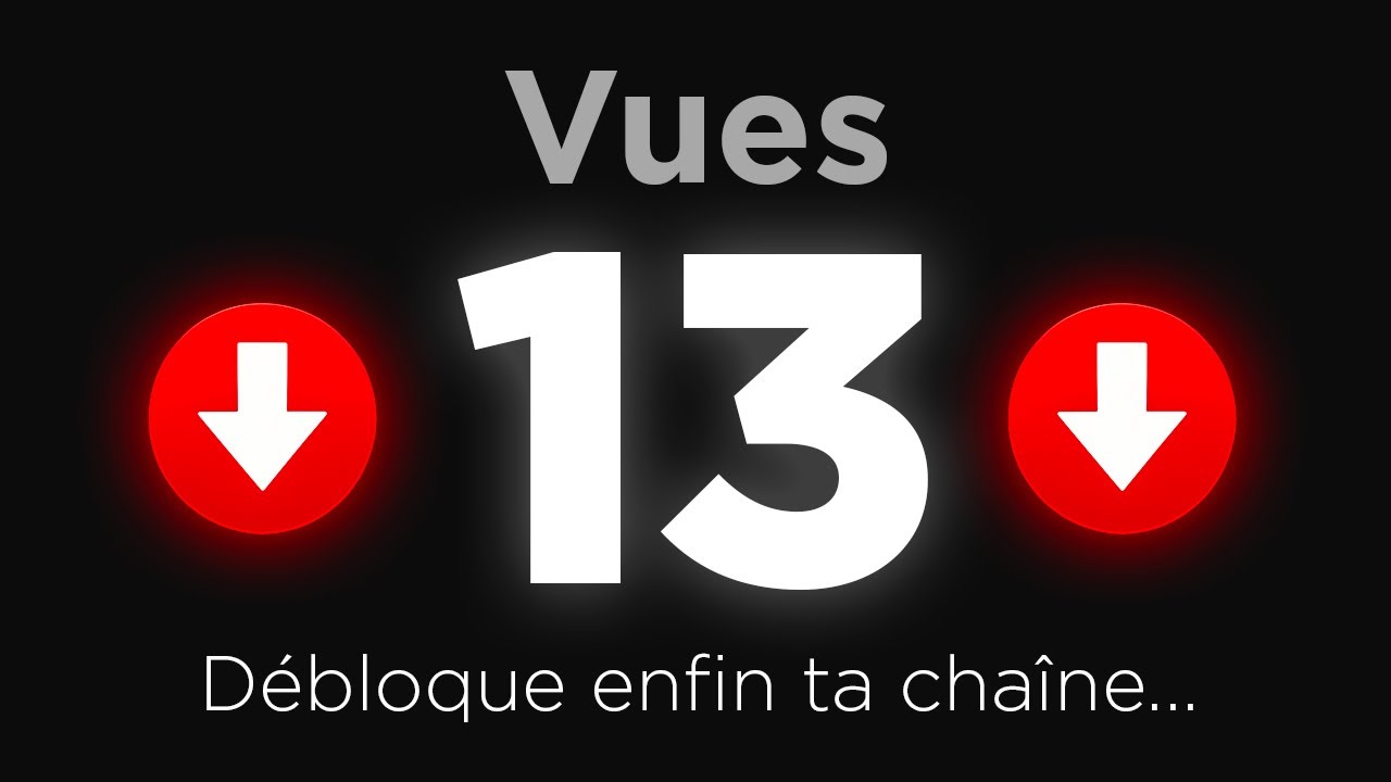 Pas de vues ? Pas d'abonn&eacute;s ? D&Eacute;SACTIVE &Ccedil;A MAINTENANT