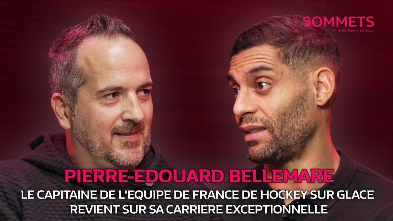 AVEC PIERRE-&Eacute;DOUARD BELLEMARE-L'INSPIRANT PARCOURS DU CAPITAINE DE L&Eacute;QUIPE DE FRANCE HOCKEY S/ GLACE