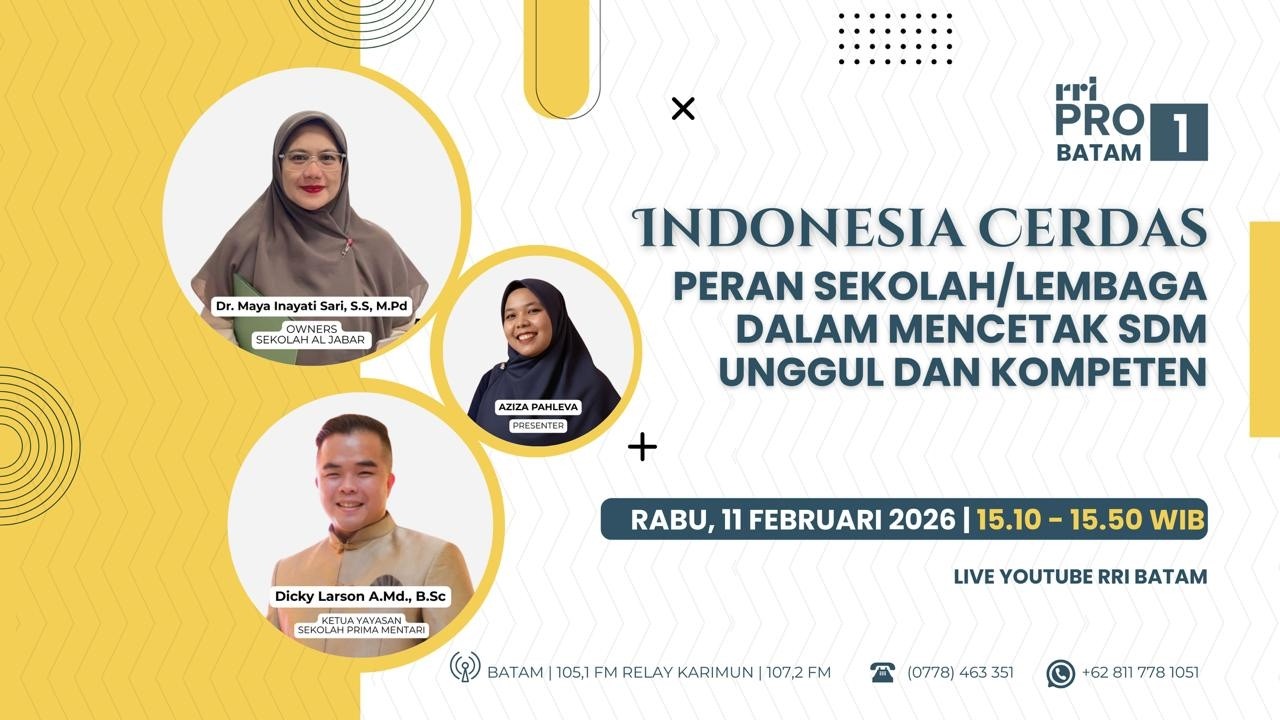 INDONESIA CERDAS - PERAN SEKOLAH/LEMBAGA DALAM MENCETAK SDM UNGGUL DAN KOMPETEN