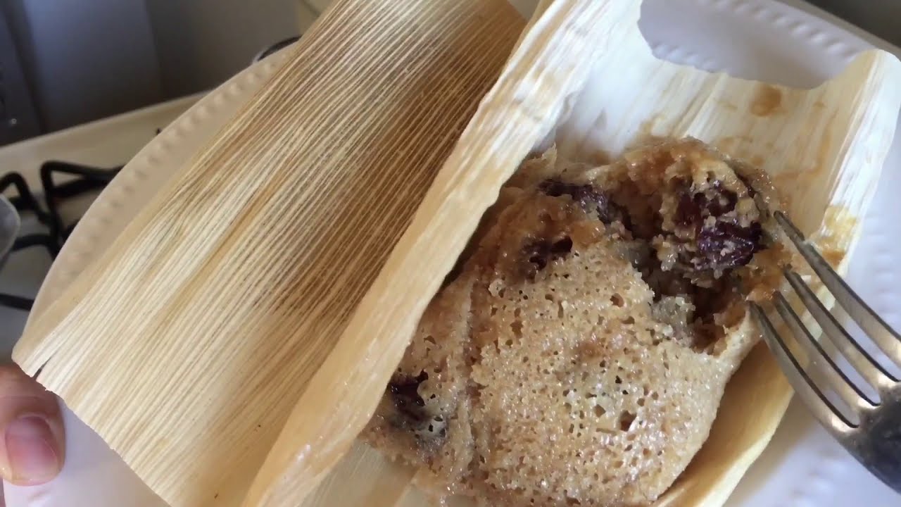 Tamales Dulces de ciruela seca!!!