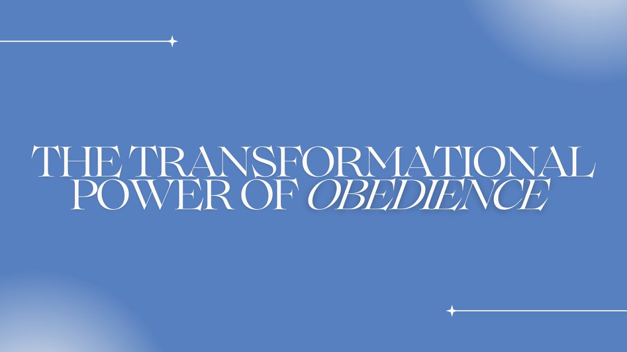 Bro. Caleb Pauley - The Transformational Power of Obidence 01-11-26