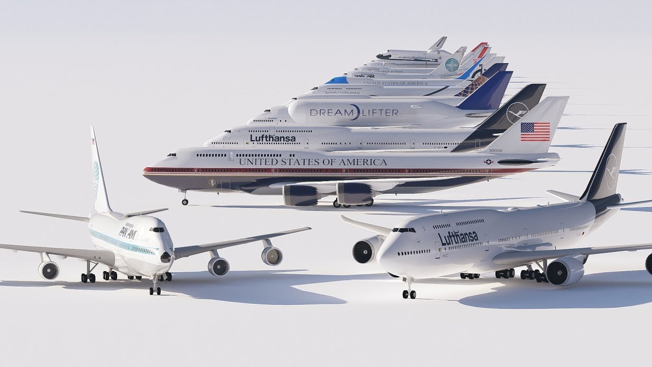 Every Boeing 747 Variant Ever Made