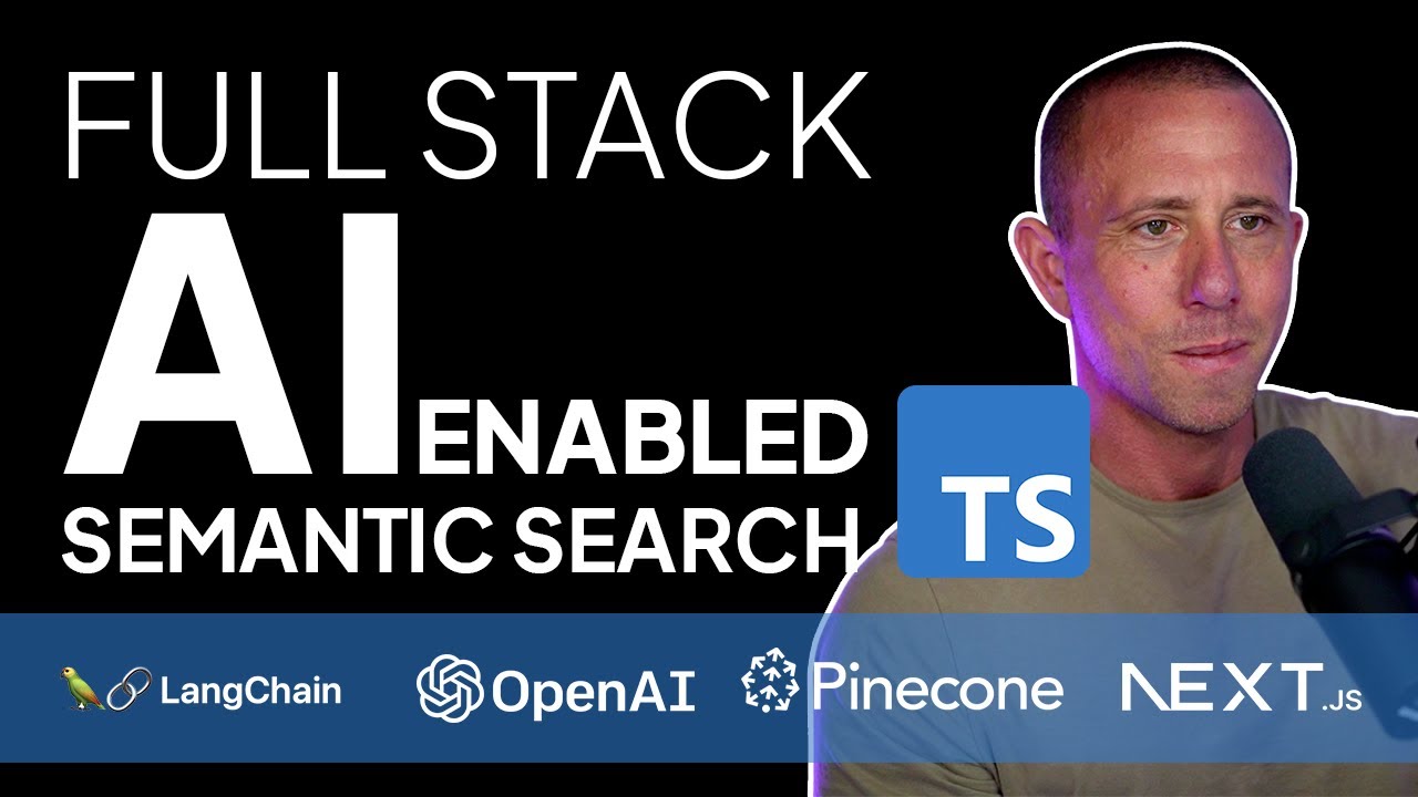 Полноценный семантический поиск с использованием ИИ с Next.js, Pinecone, Langchain и ChatGPT — по...