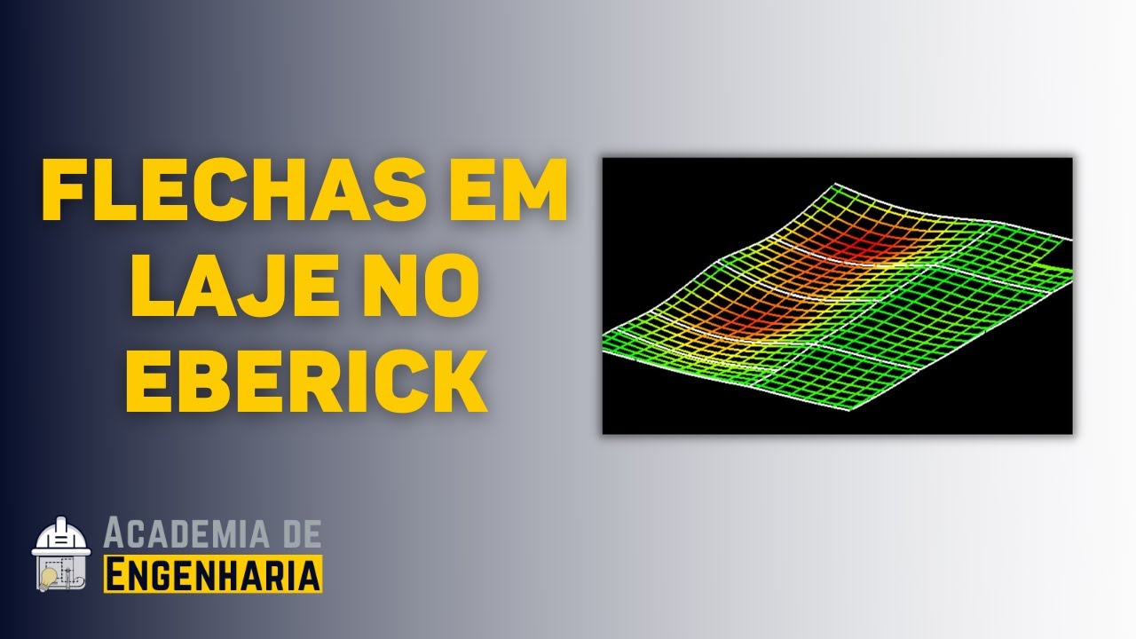 ANÁLISE COMPLETA DE FLECHAS EM LAJES NO EBERICK - EXEMPLOS REAIS