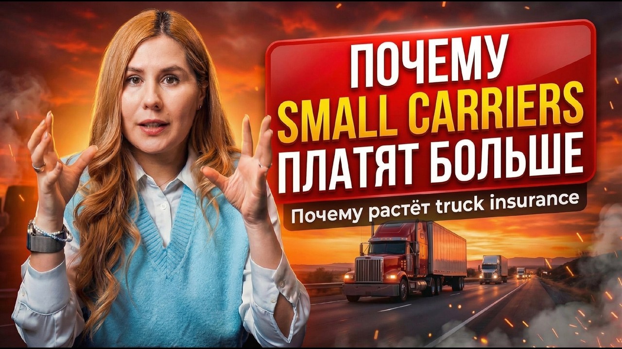 ПОЧЕМУ РАСТЁТ СТРАХОВКА ДЛЯ SMALL CARRIERS В TRUCKING США