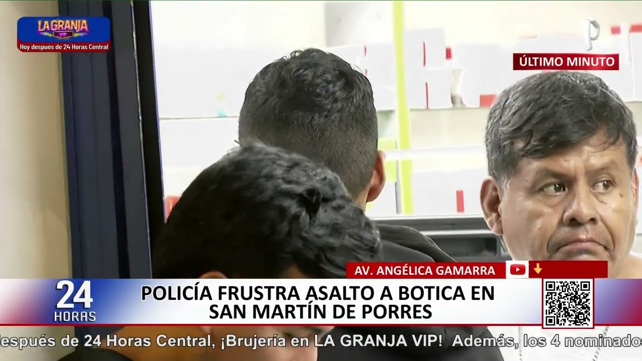Policía frustra asalto a botica en San Martín de Porres y captura a presunto delincuente