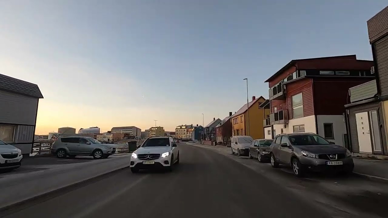 Norv&egrave;ge Hammerfest Centre ville, Gopro / Norway Hammerfest City center, Gopro