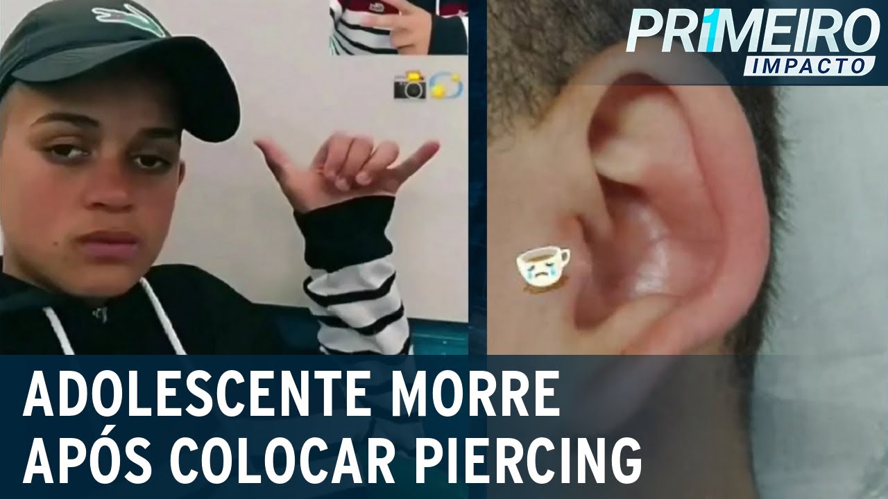 SP: jovem de 14 anos morre após colocar piercing na orelha | Primeiro Impacto (07/06/23)