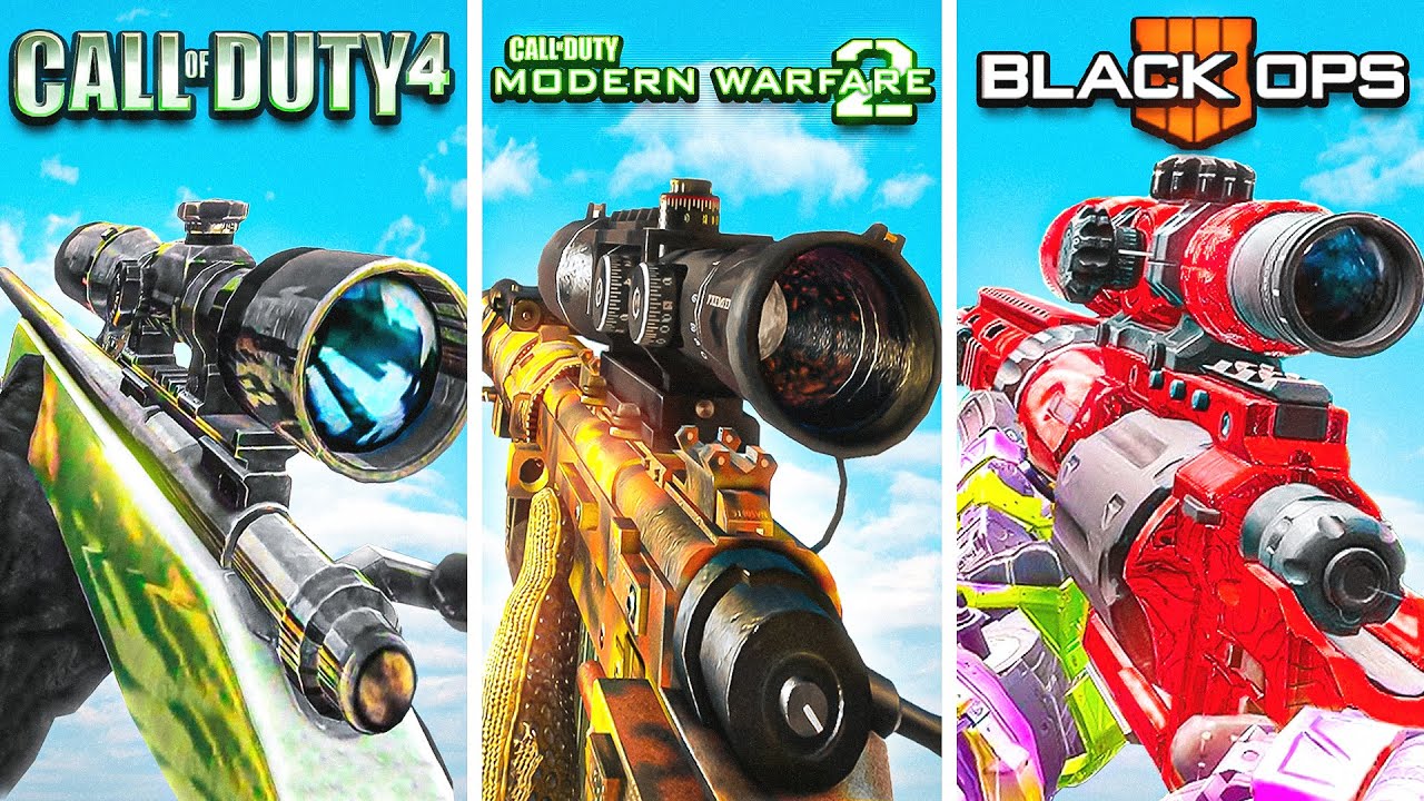 Using the BEST SNIPER in EVERY Call of Duty!