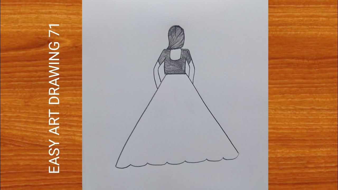 Tutorial girl drawing easy || art drawing video girl drawing easy video || #viralvideo #girlart 