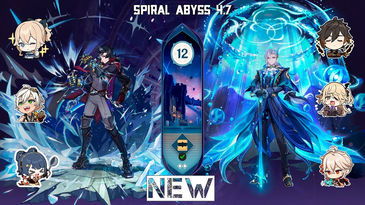 C1 Ризли Таяние & C0 Нёвелет Тайзер Spiral Abyss 4.6 Floor 12 9 Stars