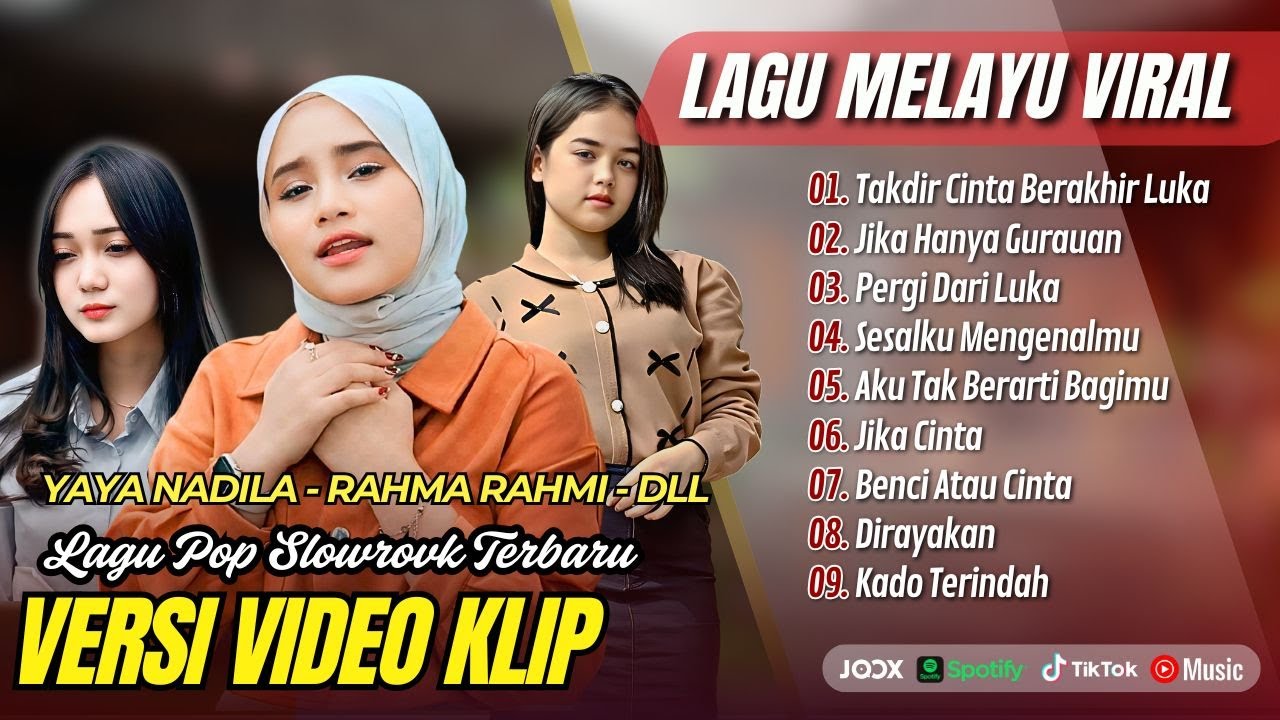 TAKDIR CINTA BERAKHIR LUKA - Yaya Nadila | JIKA HANYA GURAUAN - Rahma Rahmi || POP MELAYU TERPOPULER
