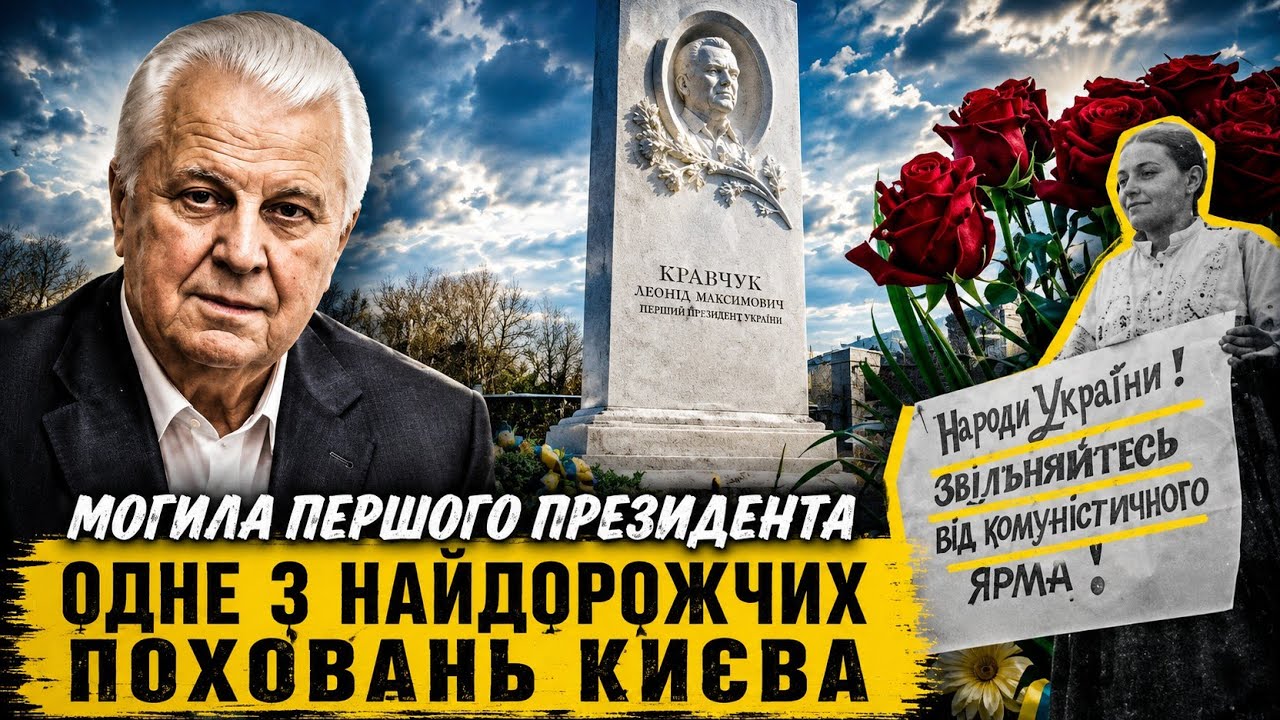 Його серце не витримало болі за Україну! Могила Леоніда Макаровича Кравчука на Байковому кладовищі.