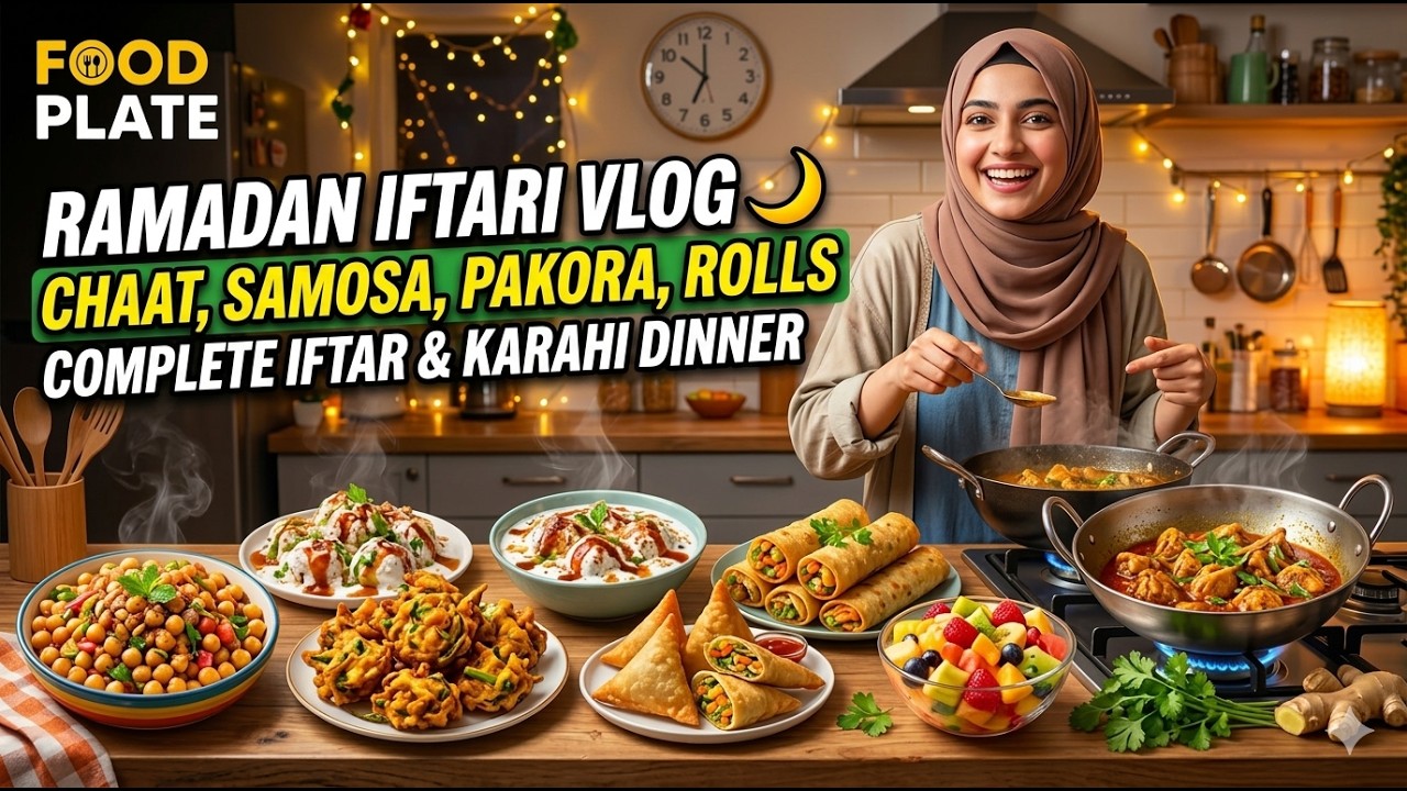 Full Iftar Spread Preparation | Dahi Bhally, Pakory & Special Dinner Karahi