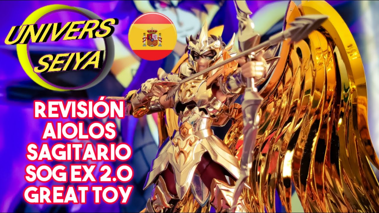 REVISION AIOLOS AIOROS SAGITARIO EX SOG 2 0 GREAT TOY MYTH CLOTH SAINT SEIYA ESPANOL