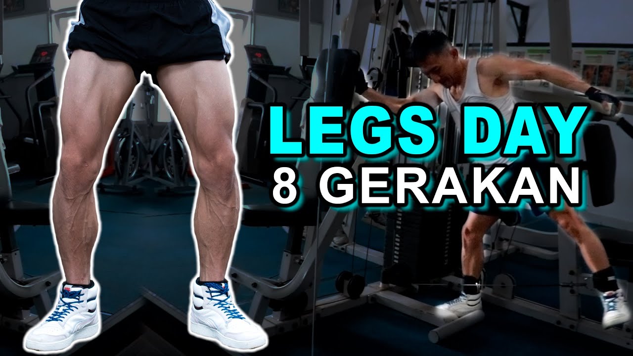 8 Gerakan Untuk Latihan Kaki di Gym (Latihan Otot Paha, Bokong dan Betis)