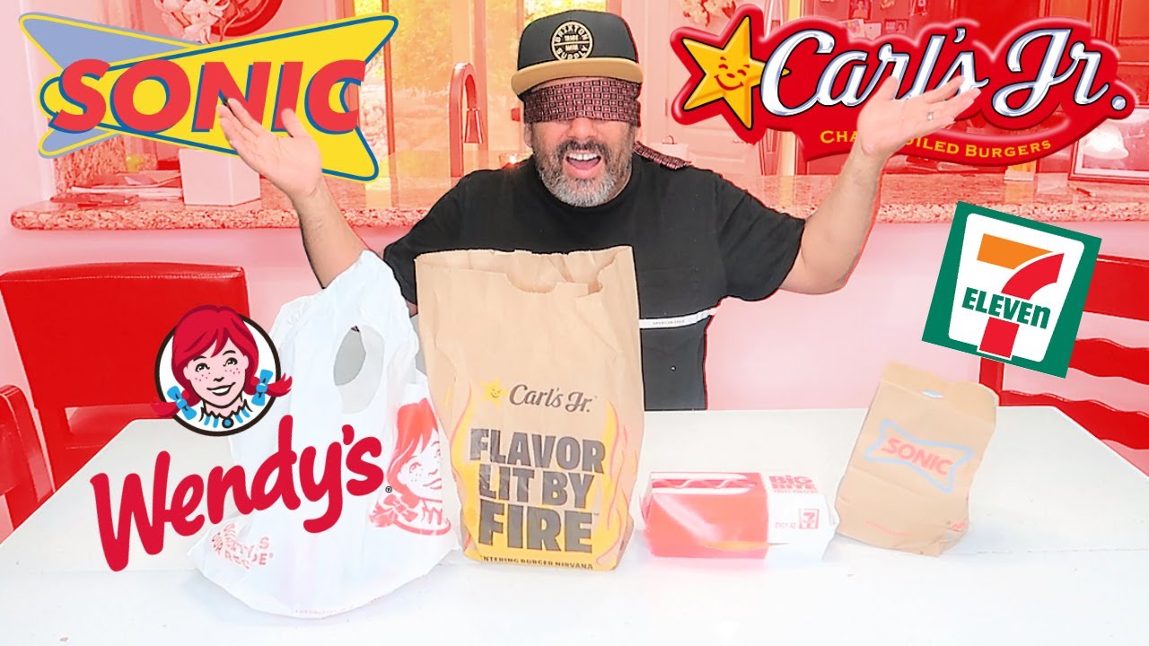 Blindfolded Fast Food Taste Test #2 | Blind Guessing Fast Food List Items | PHILLIPS FamBam Foodies