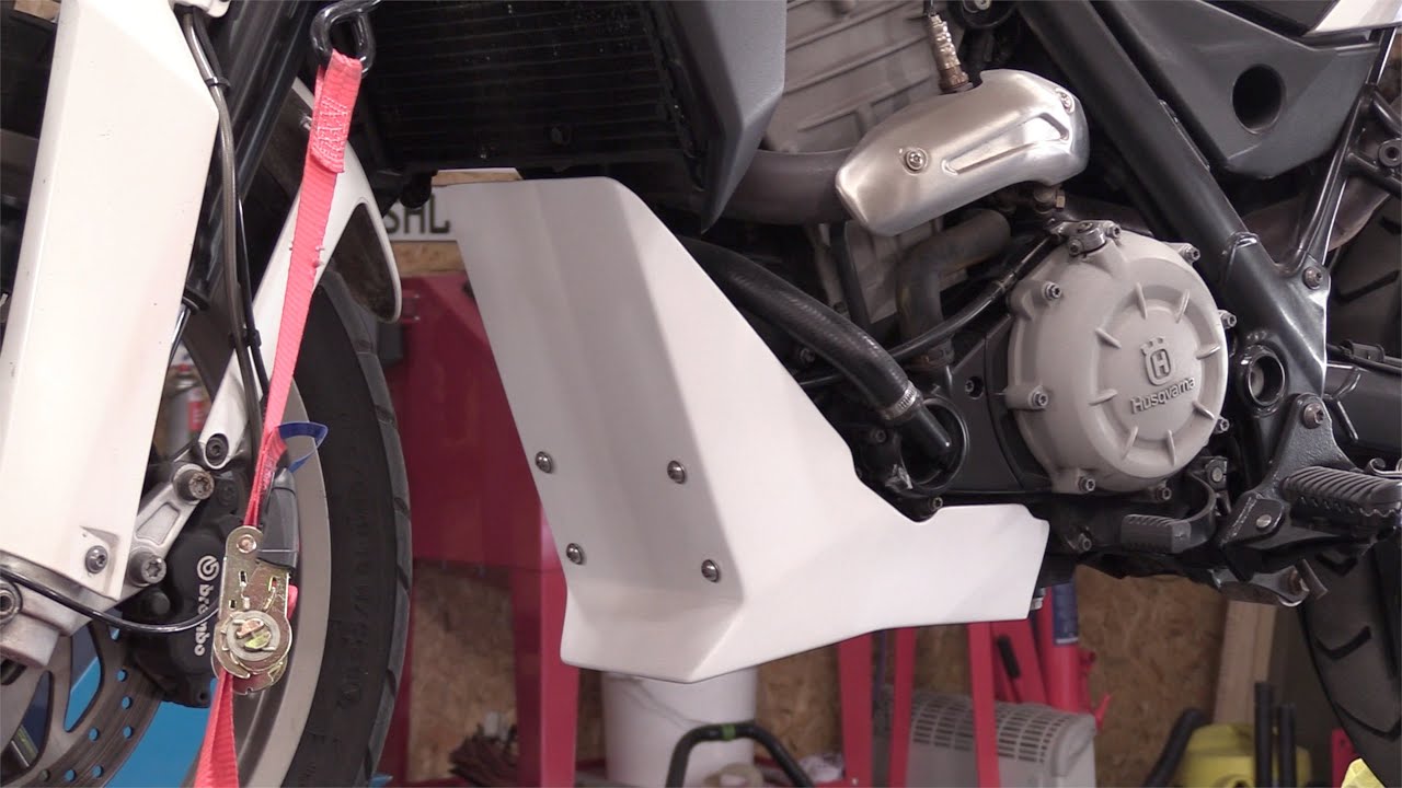 Husqvarna Makeover #12, Kevlar Belly Pan Finished !